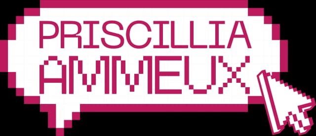 Logo bulle rose priscillia ammeux
